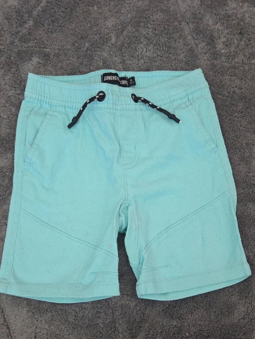Blue Kids Shorts 6 Spring Summer Vacation Outdoors School Warm Weather Beach